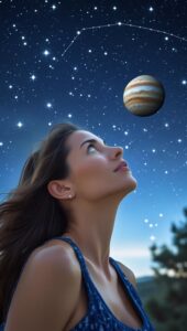 Looking up at Jupiter