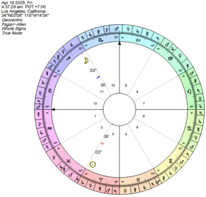 Waxing Gibbous 120 April 18, 2025